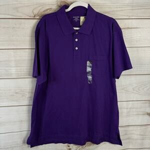 St. John's Bay Purple Polo Size XL